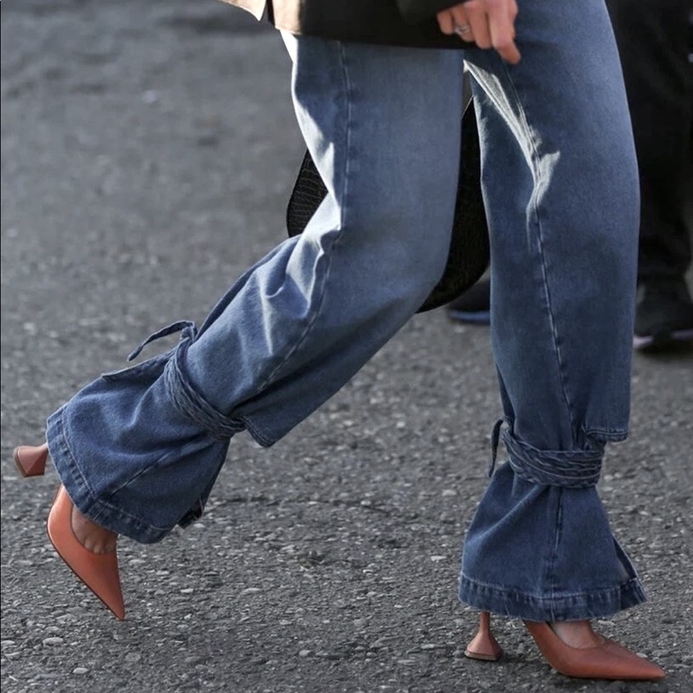 Loewe boyfriend, ankle wrap jeans. Beautiful, classic jeans.